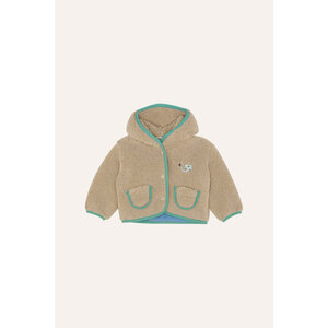 ecru teddy baby jacket