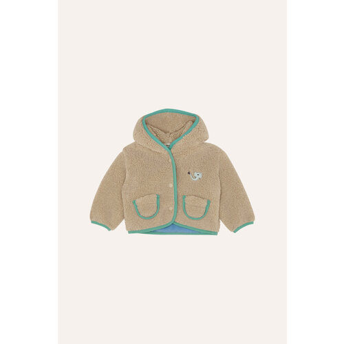 ecru teddy baby jacket THE CAMPAMENTO ecru teddy baby jacket