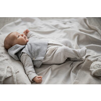 1+ IN THE FAMILY adria extra soft fleece onesie stripes - grey