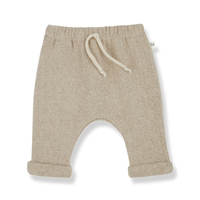 alain soft fleece pants - beige 1+ IN THE FAMILY alain soft fleece pants - beige