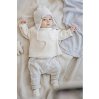 1+ IN THE FAMILY alex soft bamboo sweater - ecru
