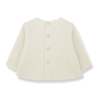 1+ IN THE FAMILY alex soft bamboo sweater - ecru