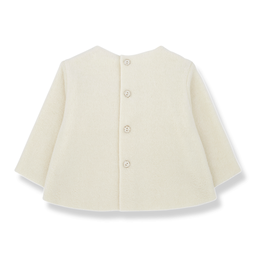 1+ IN THE FAMILY alex soft bamboo sweater - ecru