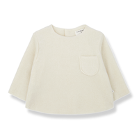 1+ IN THE FAMILY alex soft bamboo sweater - ecru