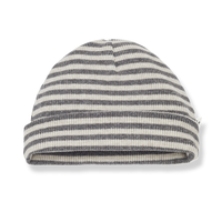 1+ IN THE FAMILY newborn beanie stripes