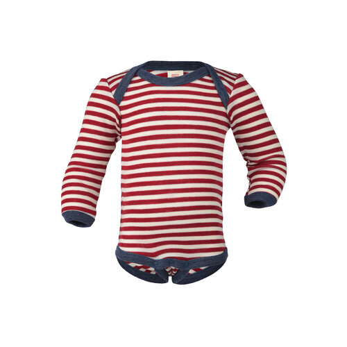 ENGEL NATUR body wool red stripes