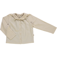 POUDRE ORGANIC blouse fleur - biscotti