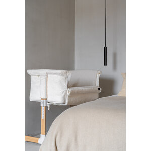 wieg side-by-side -  naturel bouclé - cream
