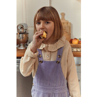 POUDRE ORGANIC salopette velours - lavender