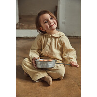 POUDRE ORGANIC pants pomelos velours - biscotti