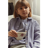POUDRE ORGANIC blouse belladone velours - lavender