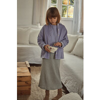POUDRE ORGANIC blouse belladone velours - lavender