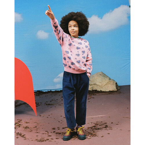 THE CAMPAMENTO kid trousers - navy corduroy