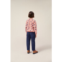 THE CAMPAMENTO kids sweatshirt pink oversized - flowers