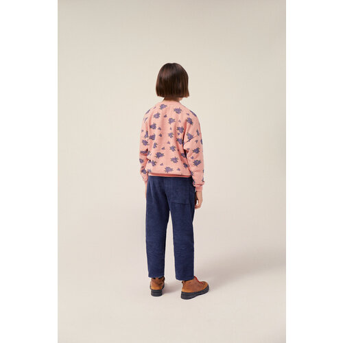 THE CAMPAMENTO kids sweatshirt pink oversized - flowers