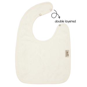 bib doubled - daisy white