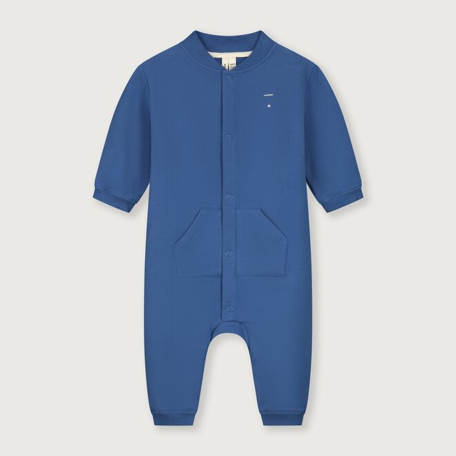 baby sweater suit - moon blue