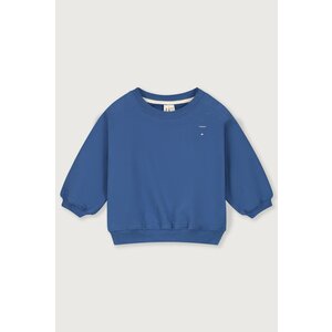 baby dropped shoulder sweater - blue moon