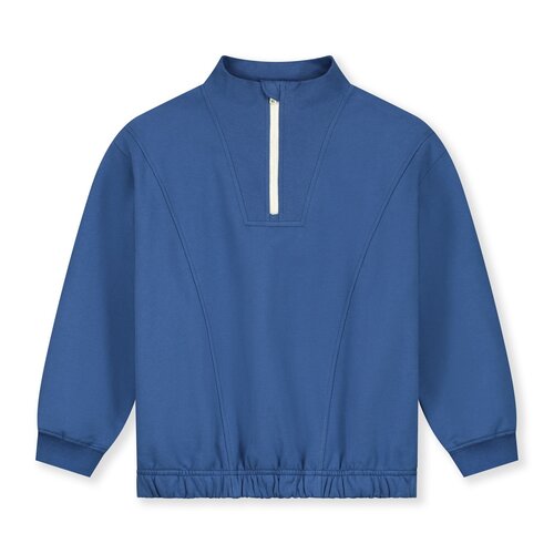 GRAY LABEL half zip jumper - moon blue