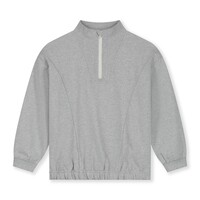 GRAY LABEL half zip jumper - grey melange