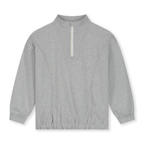 GRAY LABEL half zip jumper - grey melange