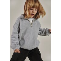GRAY LABEL half zip jumper - grey melange