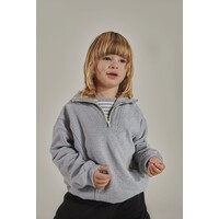 GRAY LABEL half zip jumper - grey melange