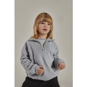 half zip jumper - grey melange