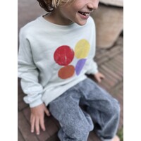 PIUPIUCHICK unisex trousers - washed black - cotton demim