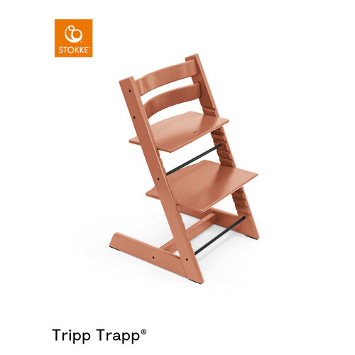 tripp trapp eetstoel - terracotta STOKKE tripp trapp eetstoel - terracotta