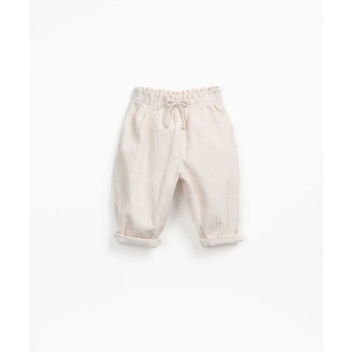 PLAY UP corduroy trousers - ecru
