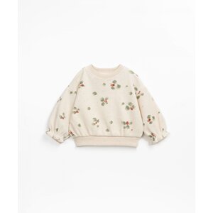 printed interlock sweater