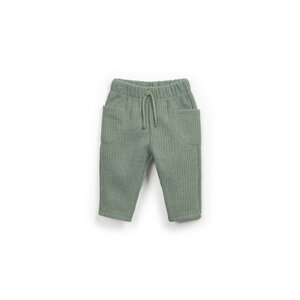 PLAY UP soft rib trousers - green soft rib trousers - green