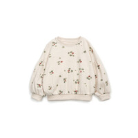 PLAY UP kids printed interlock sweater