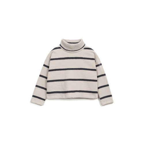 PLAY UP kids striped turtleneck jersey sweater