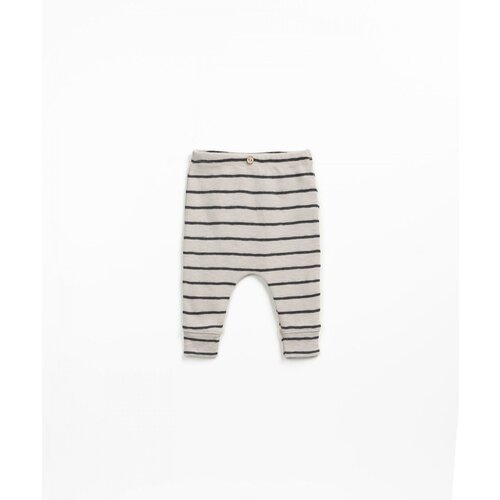 PLAY UP striped rib flamé leggings