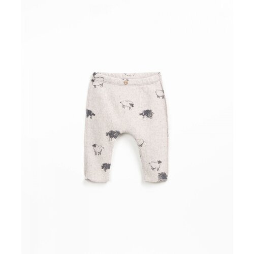 PLAY UP printed soft jersey trousers - sheep