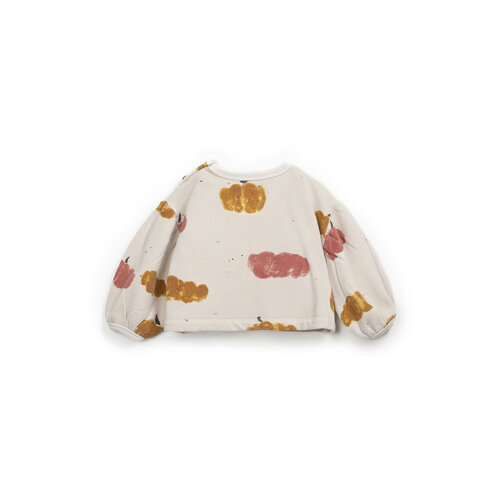 PLAY UP printed fleece sweater