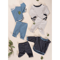 PLAY UP jersey sweater plush - ecru/shadow
