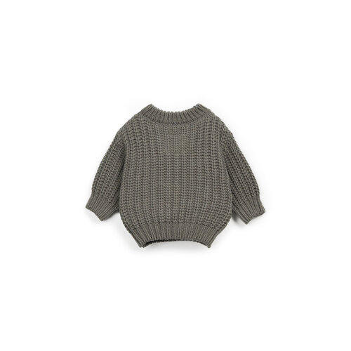 PLAY UP knitted sweater - green