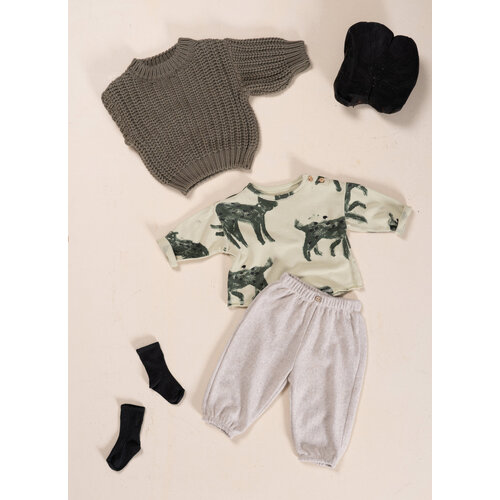 PLAY UP knitted sweater - green