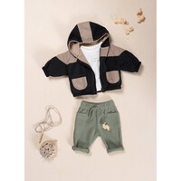 PLAY UP soft rib trousers - green