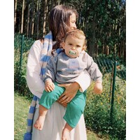 THE CAMPAMENTO baby sweatshirt oversized - blue hat