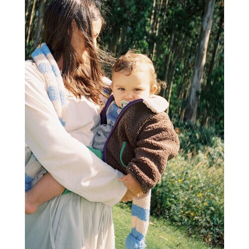 THE CAMPAMENTO baby sweatshirt oversized - blue hat