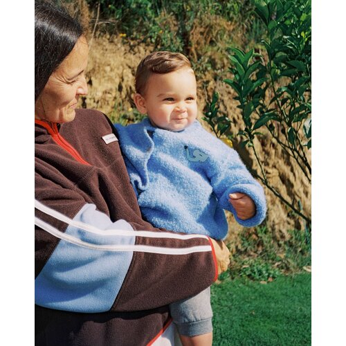 blue baby cardigan THE CAMPAMENTO blue baby cardigan