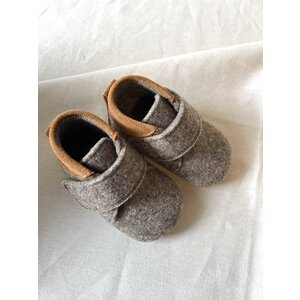 beginners wool - brown melange