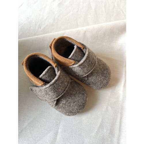 POMPOM beginners wool - brown melange