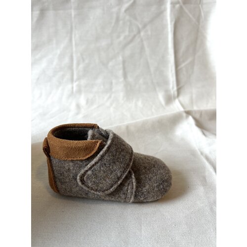 POMPOM beginners wool - brown melange