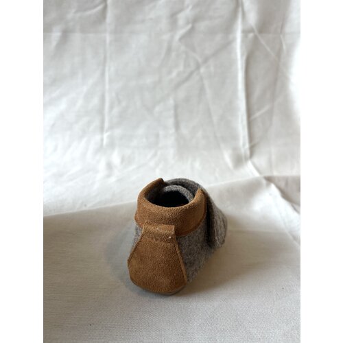 POMPOM beginners wool - brown melange