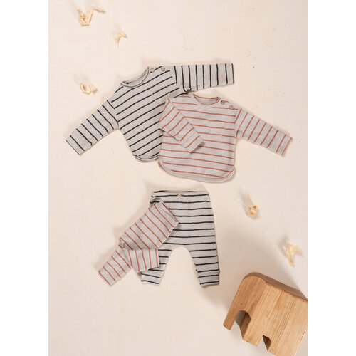 striped rib flamé shirt PLAY UP striped rib flamé shirt